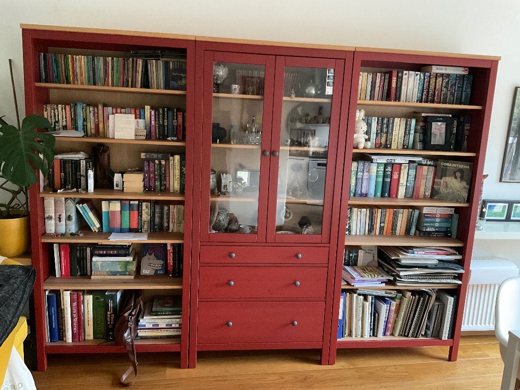 Hemnes boekenkast, Ophalen, Met deur(en), Zo goed als nieuw, 200 cm of meer