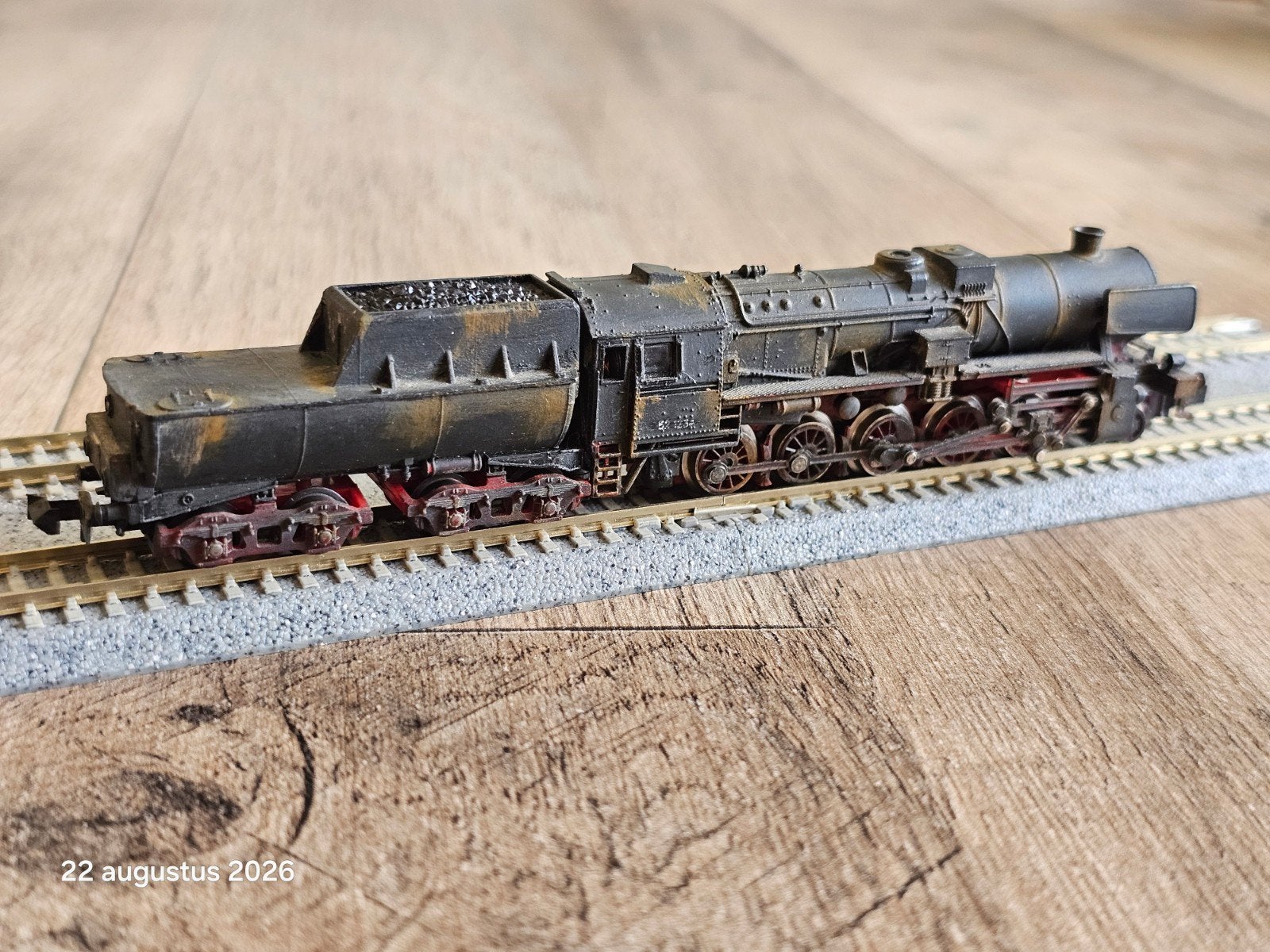N spoor Br-52 Stoomlocomotief, Hobby en Vrije tijd, Modeltreinen | N-Spoor, Ophalen of Verzenden, Zo goed als nieuw, Locomotief