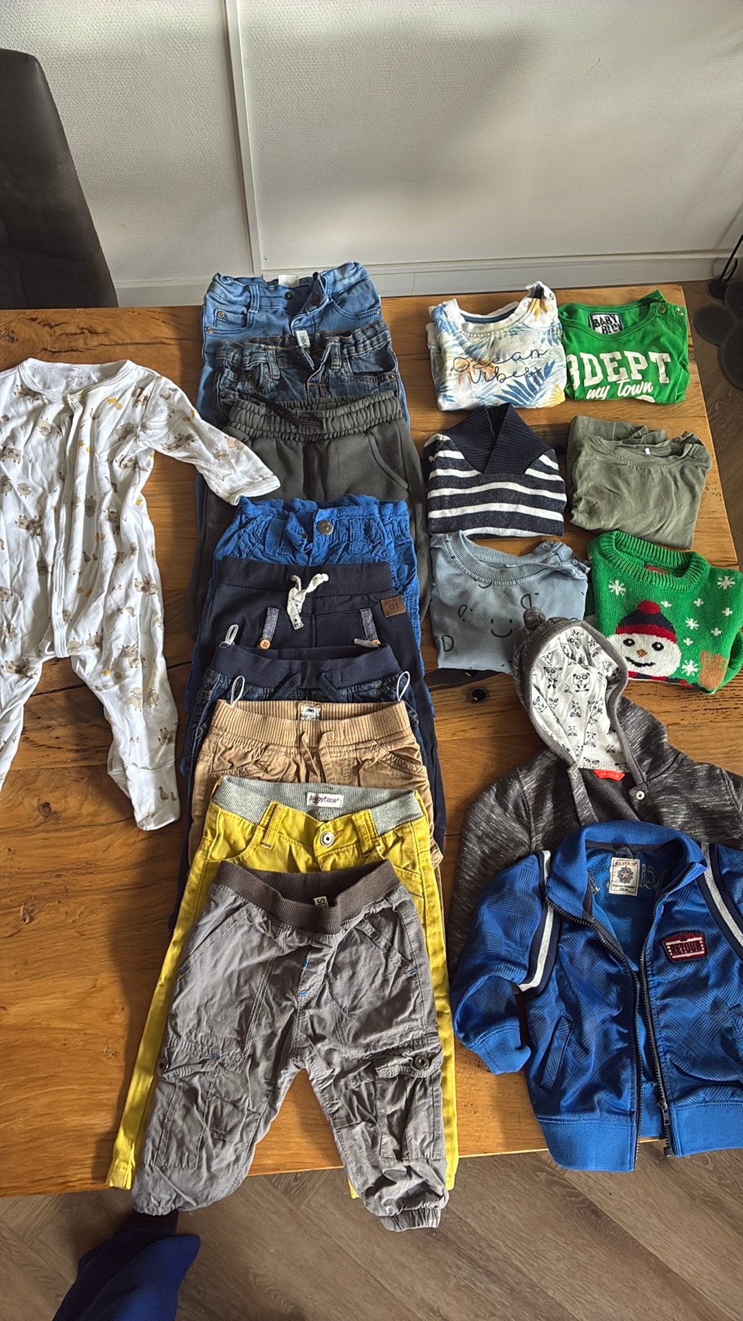 Kledingpakket winter maat 68 jongen prijs per pakket, Ophalen of Verzenden, Gebruikt, Maat 68
