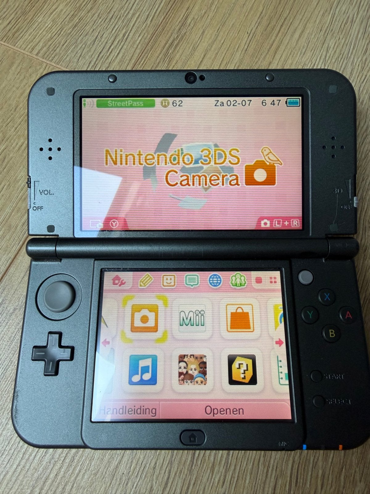 New Nintendo 3DS - Ips Scherm, Ophalen of Verzenden, Gebruikt, Zwart, 3DS