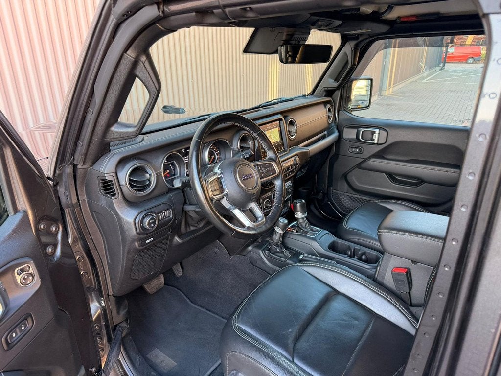 Jeep GLADIATOR 3.0 V6 Ombouw set|Incl Cabrio kap|Grijs kente, Auto's, Jeep, Automaat, 2987 cc, Leder, Bedrijf