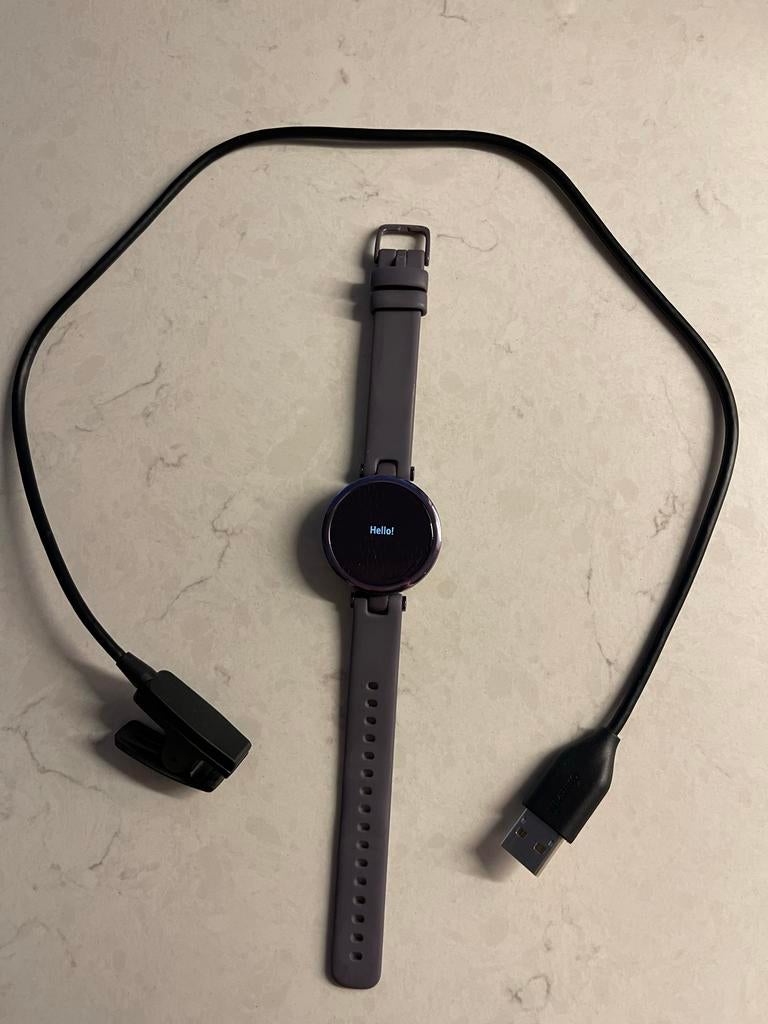 Garmin Lily Smartwatch Lily - Stijlvol en Compact, Ophalen, Hartslag, Paars, IOS