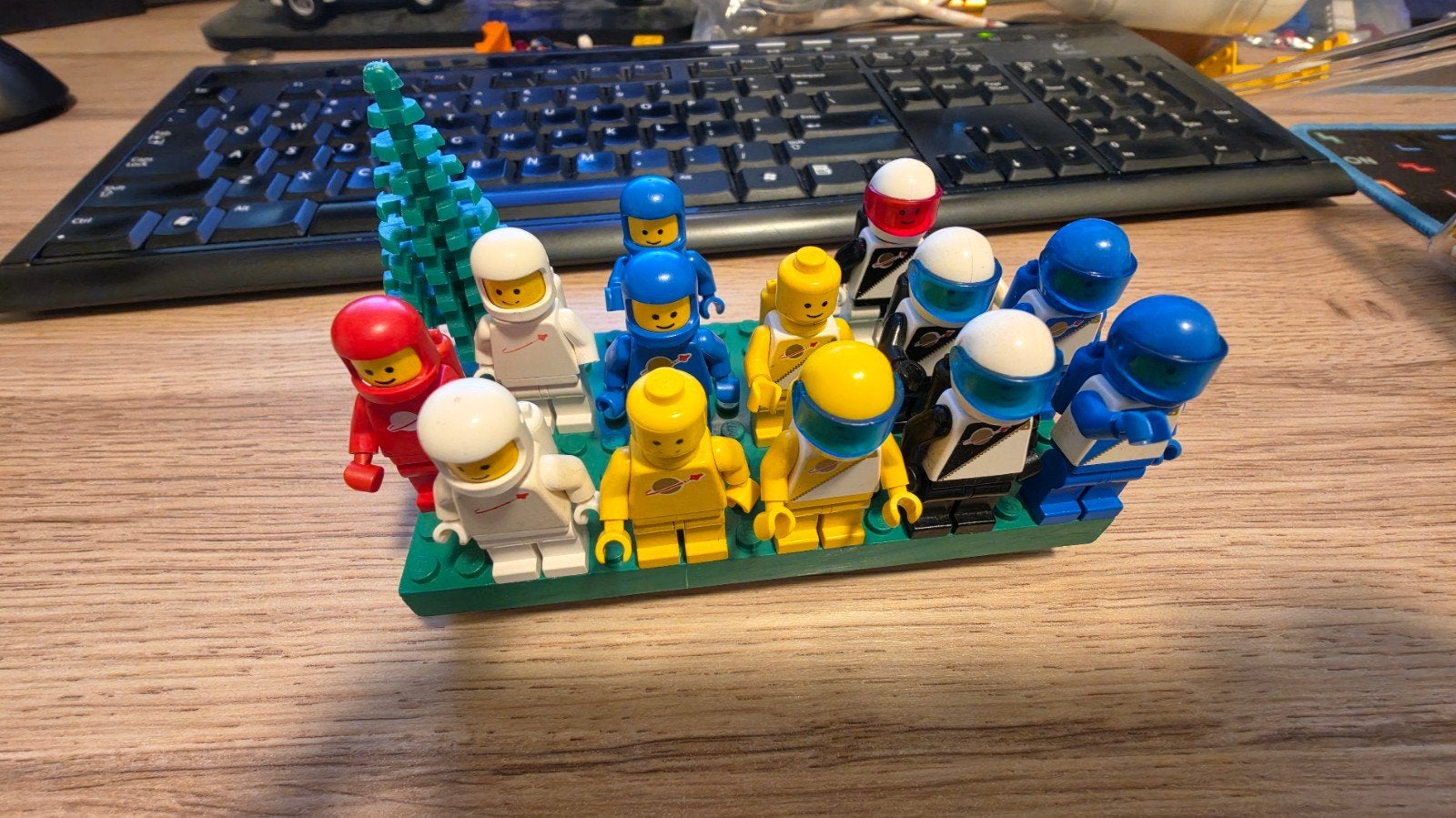 Lego Classic Space Astronauten Minifiguren, Kinderen en Baby's, Inclusief minifiguren, Gebruikt, Lego, Ophalen of Verzenden