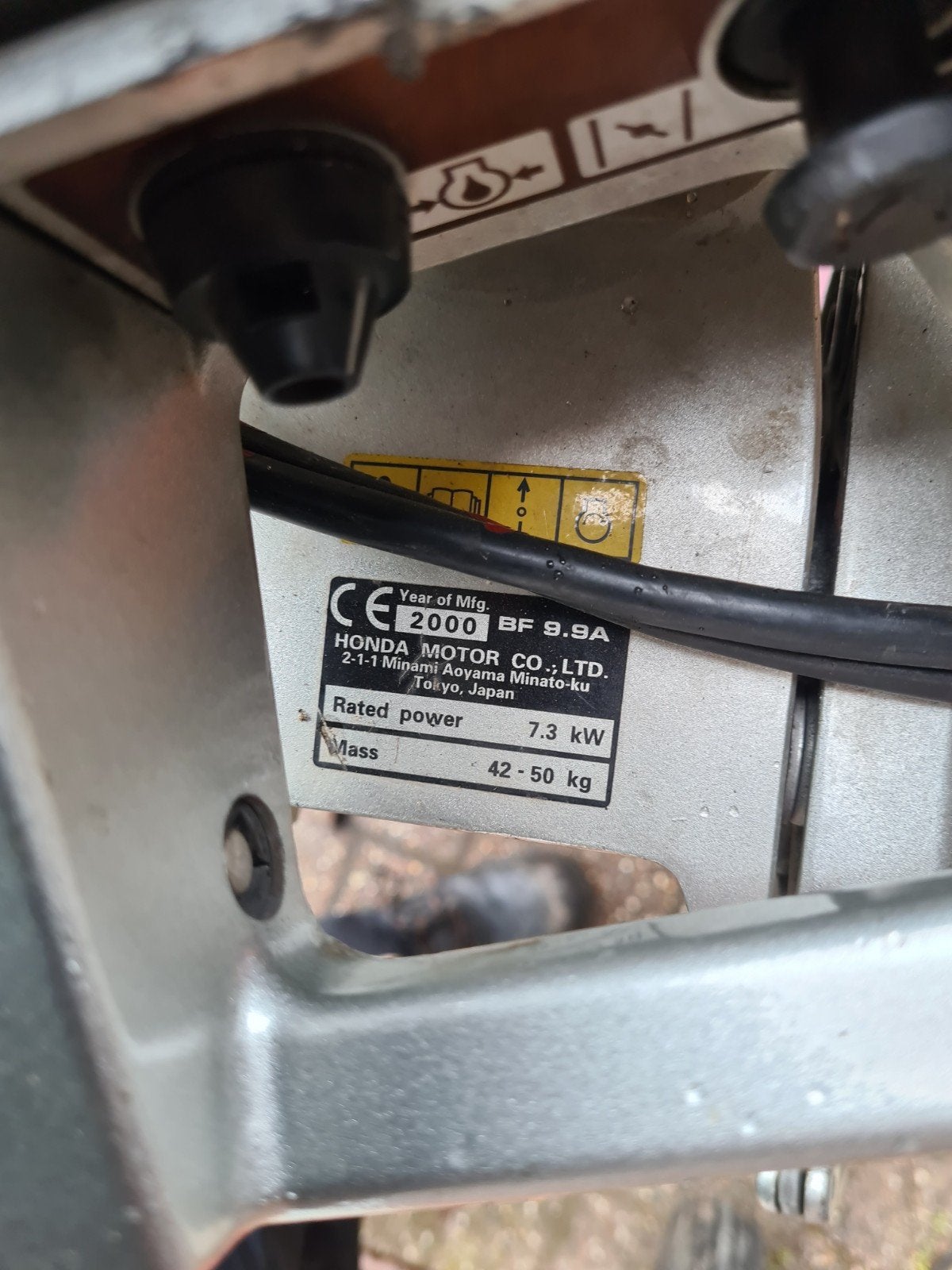 Honda BF 9.9 Kortstaart Buitenboordmotor - Voor Onderdelen, Ophalen, Gebruikt, Motor en Techniek, Zeilboot of Motorboot