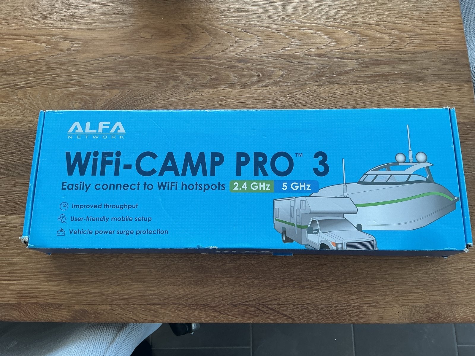 ALFA NETWORK WiFi-CAMP PRO 3 Dual-Band WiFi Hotspot, Ophalen of Verzenden, Nieuw, Router