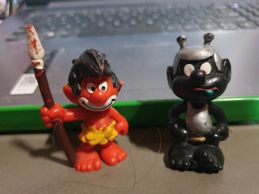 2x Bully poppetjes, Ophalen, Gebruikt