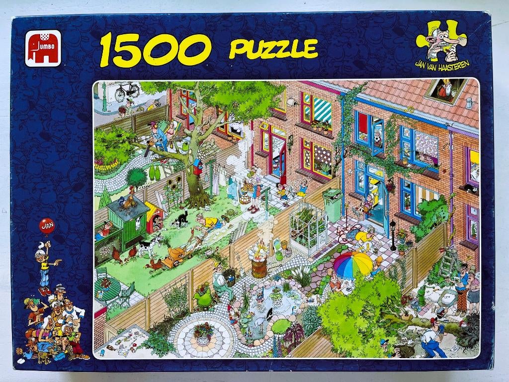 Jan van Haasteren 1500 - De Buren, Ophalen of Verzenden, 500 t/m 1500 stukjes, Zo goed als nieuw, Legpuzzel