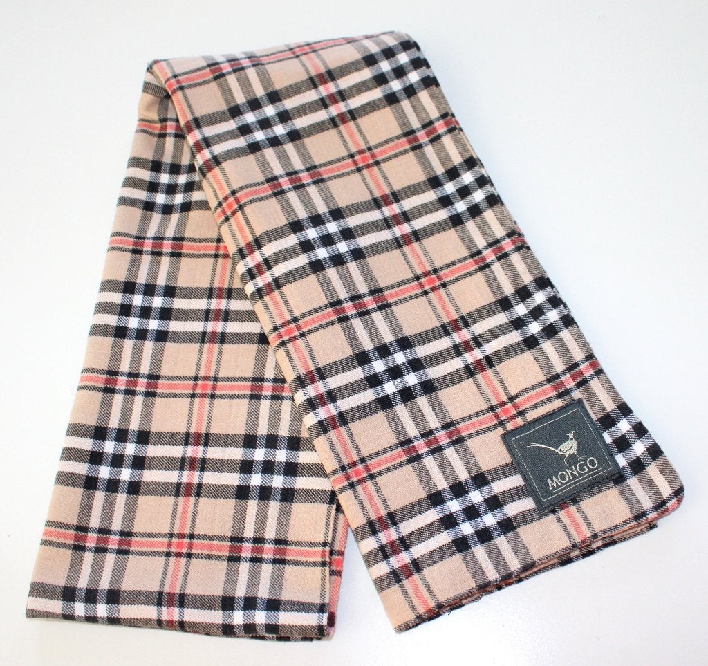 Mongo sjaal shawl ruit geruit heren dames unisex, Maat 38/40 (M), Ophalen of Verzenden, Sjaal, Burberry look