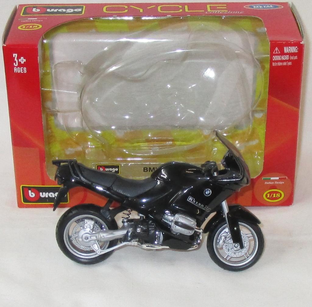 Bburago BMW R1150RS 1:18, Hobby en Vrije tijd, Modelauto's | 1:18, Ophalen of Verzenden, Nieuw, Motor, Bburago