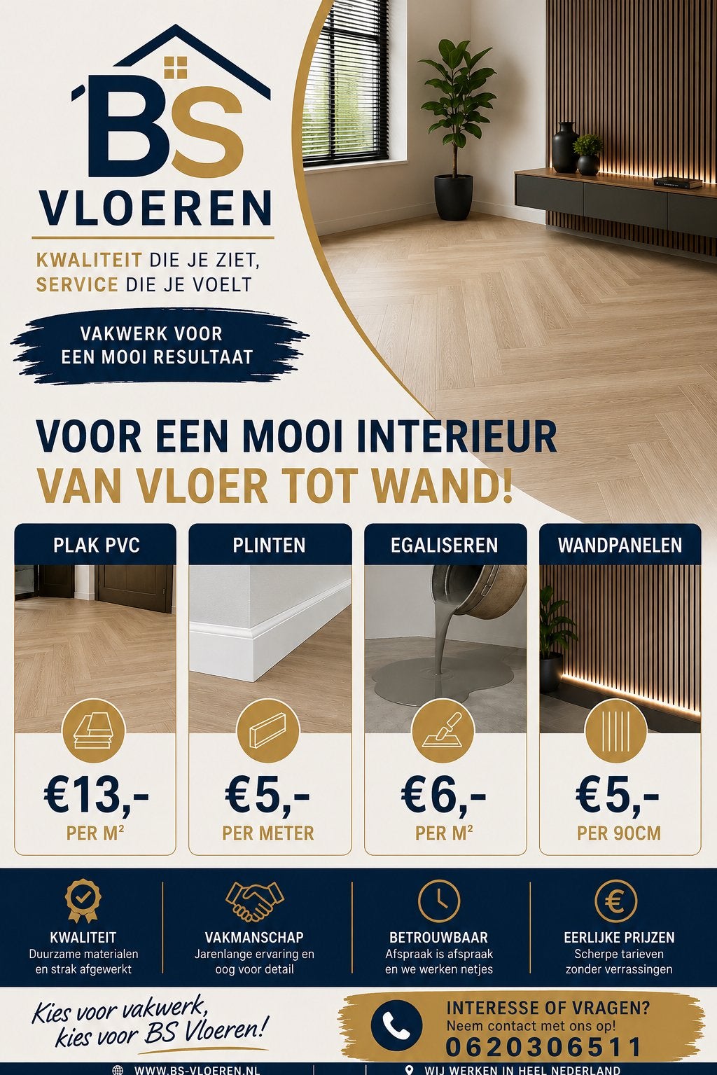 Vloer, Ophalen of Verzenden, Zo goed als nieuw, Parket