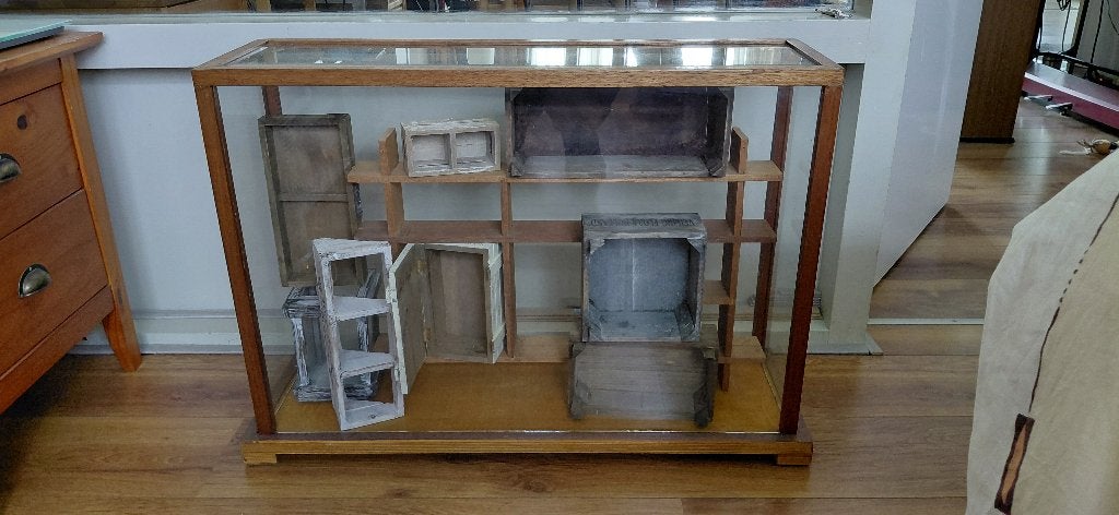 Letterbak / vitrine, Ophalen, Gebruikt, Hout, Decoratieobject