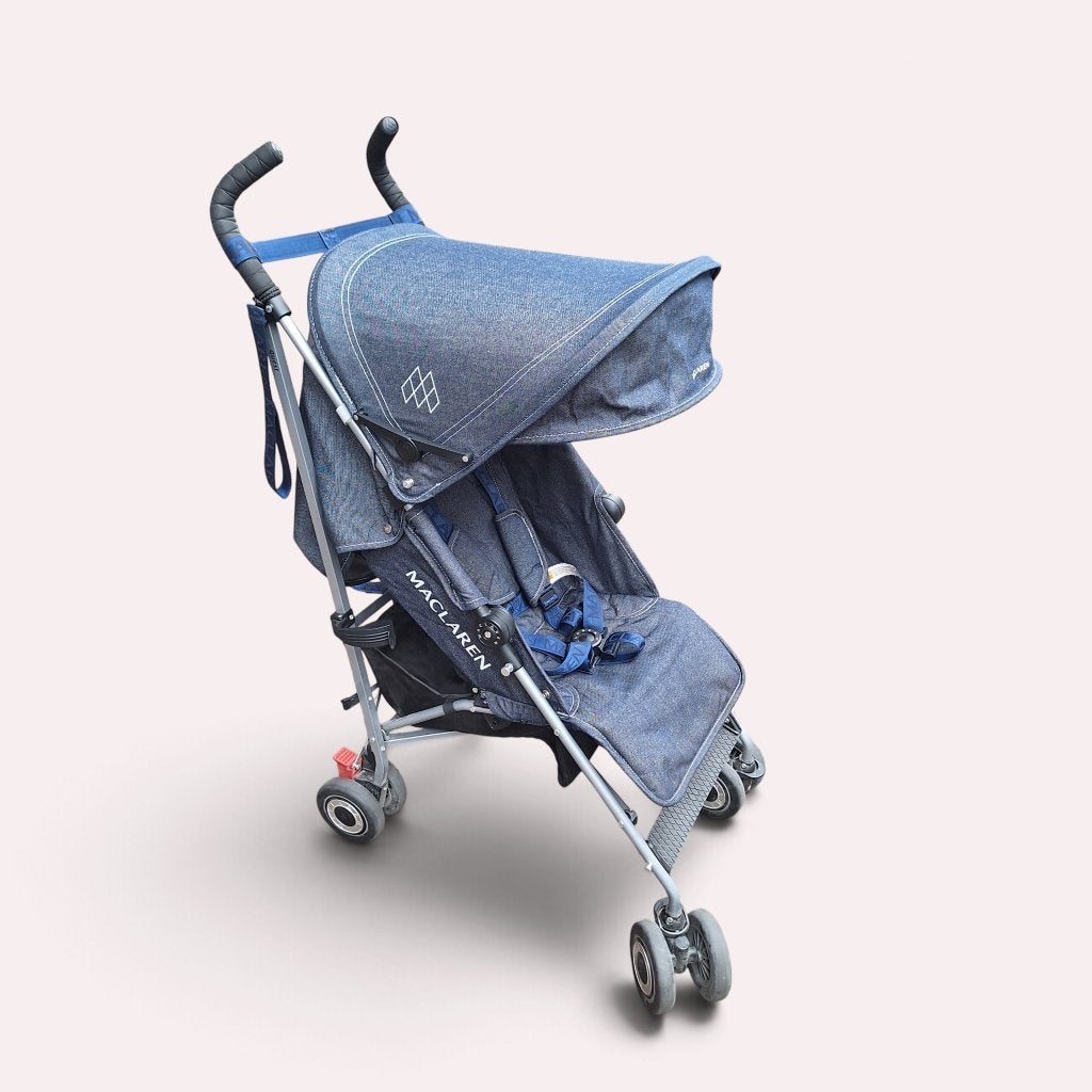 Maclaren buggy - Blauw denim, Ophalen, Gebruikt, Verstelbare rugleuning, Unit 10, The Business Centre, Faringdon, Oxfordshire, SN7 7YN, UK