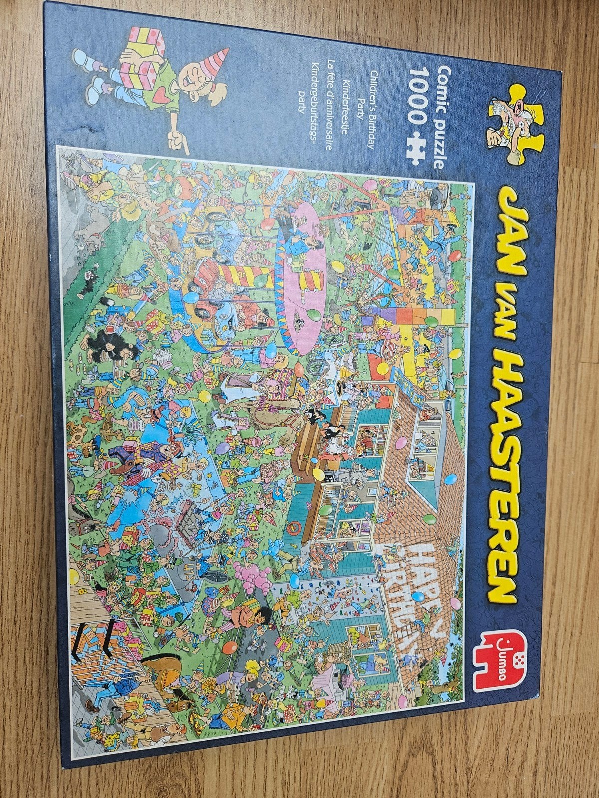 Jan van Haasteren Comic Puzzel - Kinderfeestje 1000 stukjes, Hobby en Vrije tijd, Ophalen, 500 t/m 1500 stukjes, Gebruikt, Legpuzzel