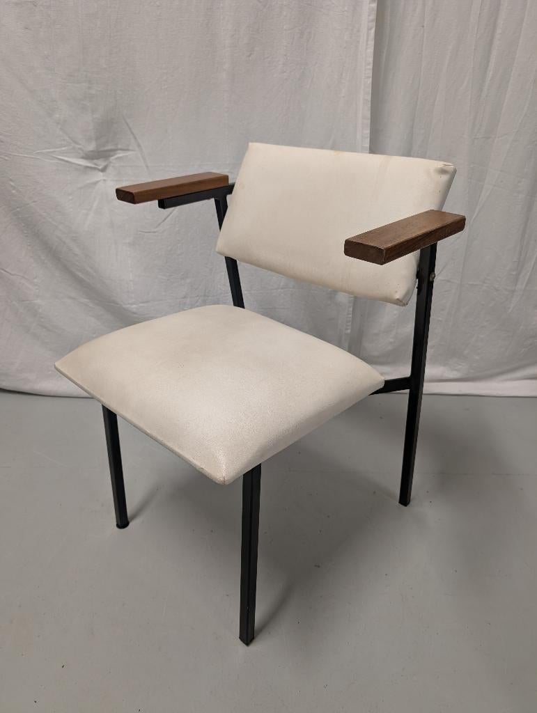 Vintage Martin Visser SE 69 fauteuil voor 't Spectrum - 50s, Ophalen, Gebruikt, Dutch midcentury modern design, Minder dan 75 cm