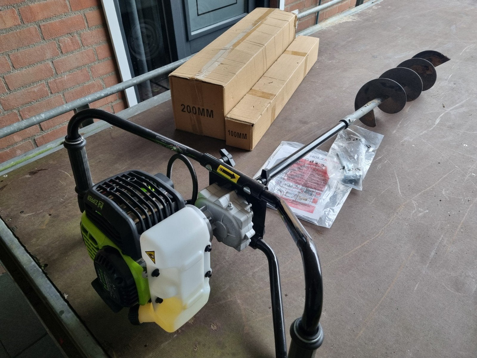 Grondboor (HORNBACH) - Met GARANTIE!! NIEUW STAAT, Ophalen of Verzenden, Zo goed als nieuw, Overige typen