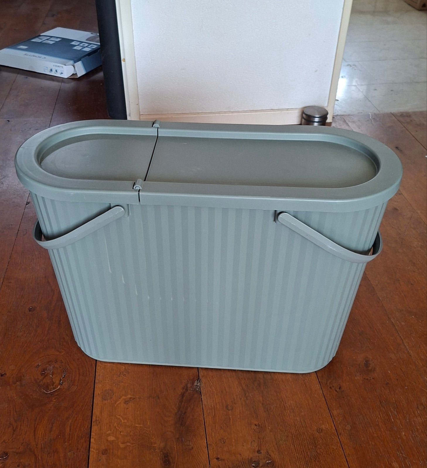 Dammang ton met deksel (ikea), Doe-het-zelf en Verbouw, Ophalen, Minder dan 40 cm, Doos, Minder dan 35 cm