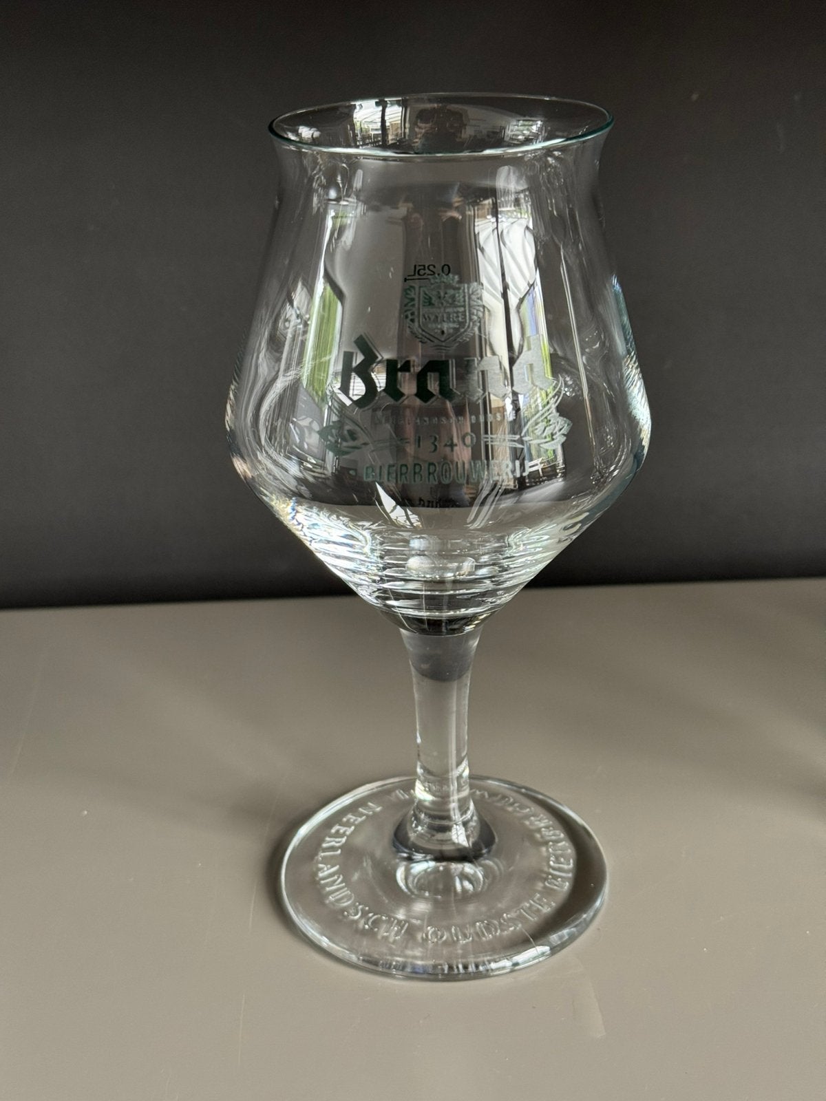 Brand bierglas, Ophalen of Verzenden, Zo goed als nieuw, Bierglas