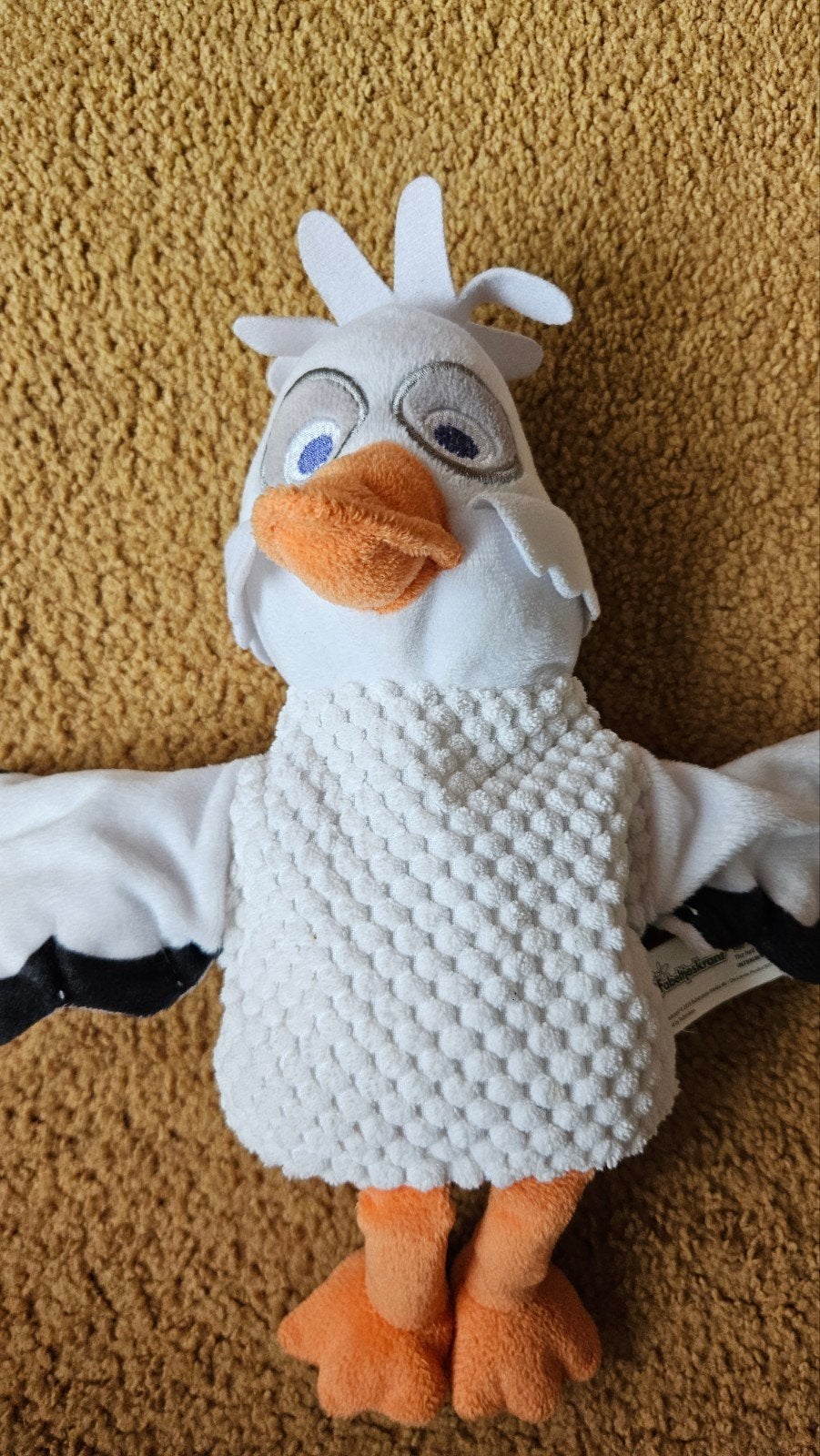 Fabeltjeskrant handpop Juffrouw Ooievaar, Ophalen of Verzenden, Overige typen