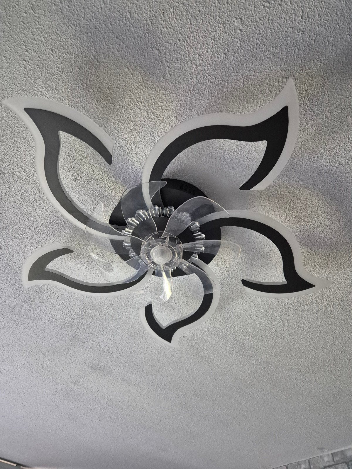 LED Plafondventilator met verlichting en afstandsbediening, Ophalen of Verzenden, Gebruikt, Led-lamp