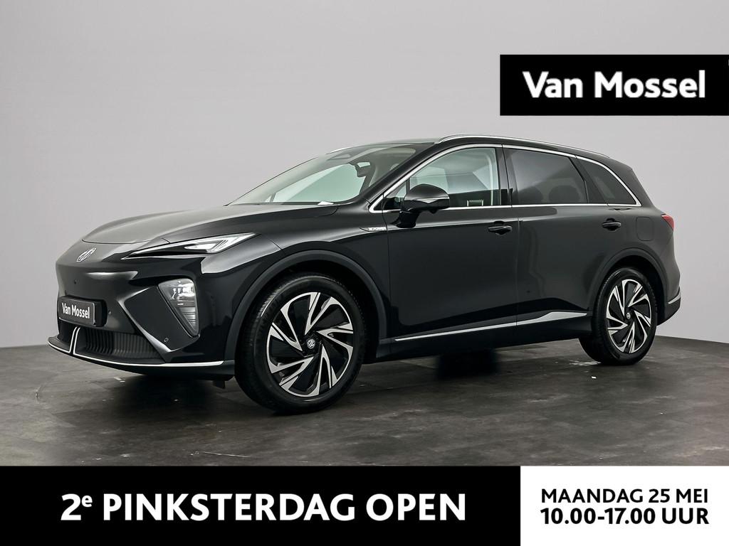 MG MGS6 EV Luxury 4WD 77kWh | 1500kg Trekgewicht | Panoramad, Auto's, MG, Automaat, 12 maanden, Overige modellen, Zwart