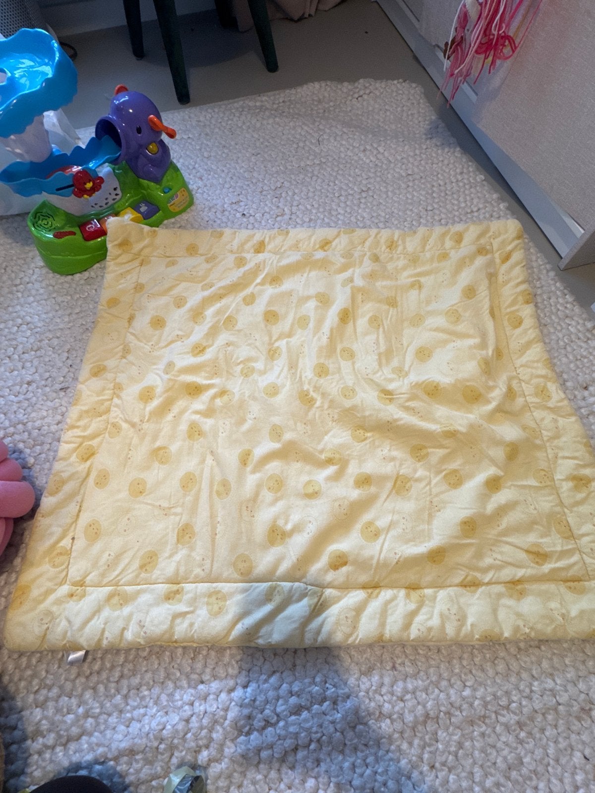 Geel boxkleed - zo goed als nieuw, Jongetje of Meisje, Geel, Overige typen, Ophalen of Verzenden