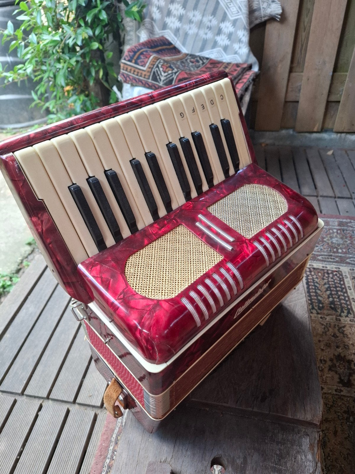 Weltmeister accordeon - Goed voor beginners, Muziek en Instrumenten, Accordeons, Ophalen, Gebruikt, Overige formaten, Toetsaccordeon