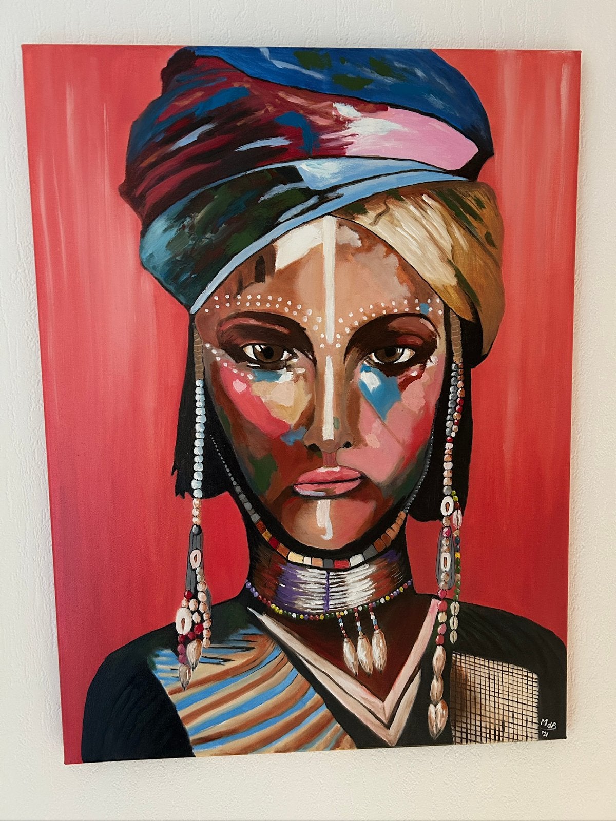 Mooi groot (60x80) schilderij (olieverf ), Ophalen