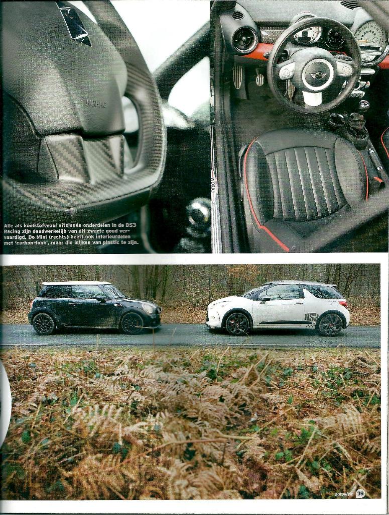 Autovisie test Mini John Cooper versus Citroen DS3 Racing, Ophalen of Verzenden, Gelezen, Citroën