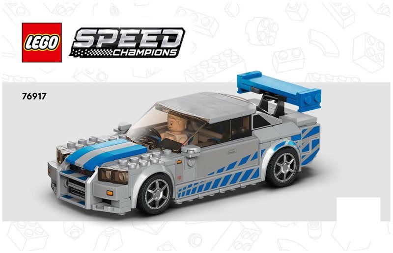 Lego |Speed | 2Fast 2Furious Nissan Skyline  | 76917, Lego, Lego, Nieuw, https://legohouse.com/en-gb/info/contact-us/