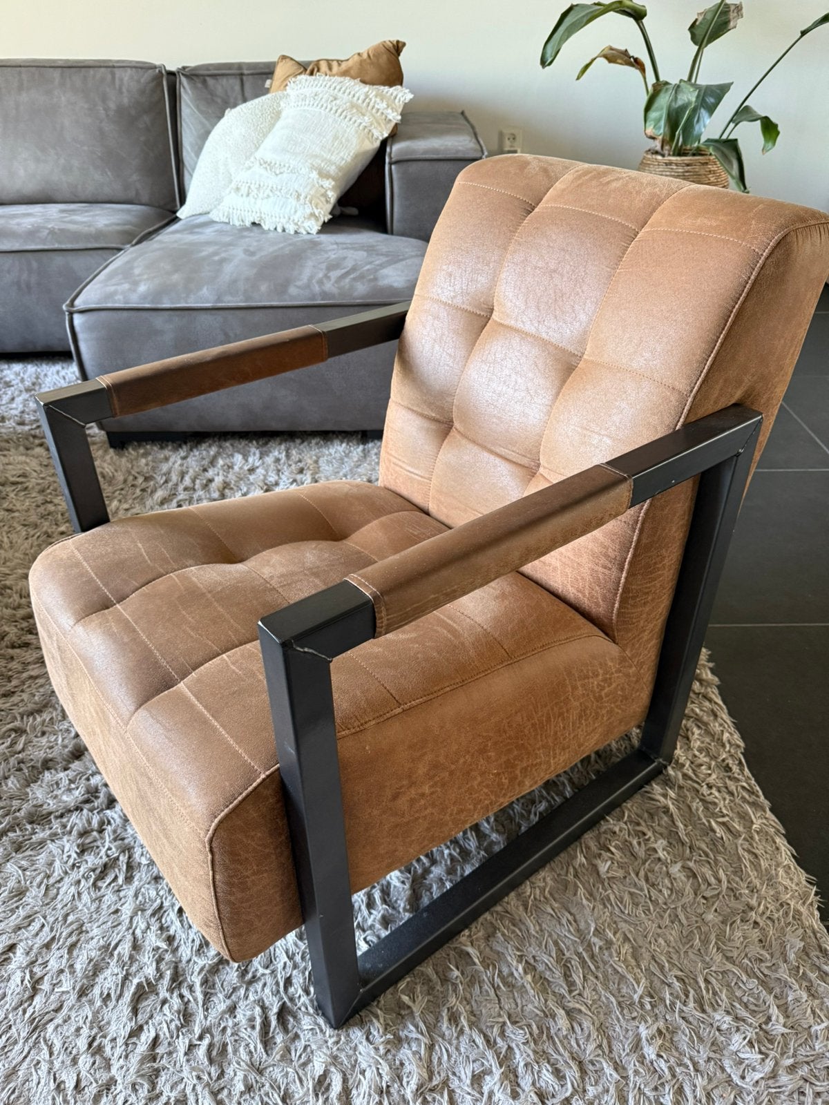 Fauteuil, Huis en Inrichting, Fauteuils, Ophalen, Gebruikt, 75 tot 100 cm, 50 tot 75 cm