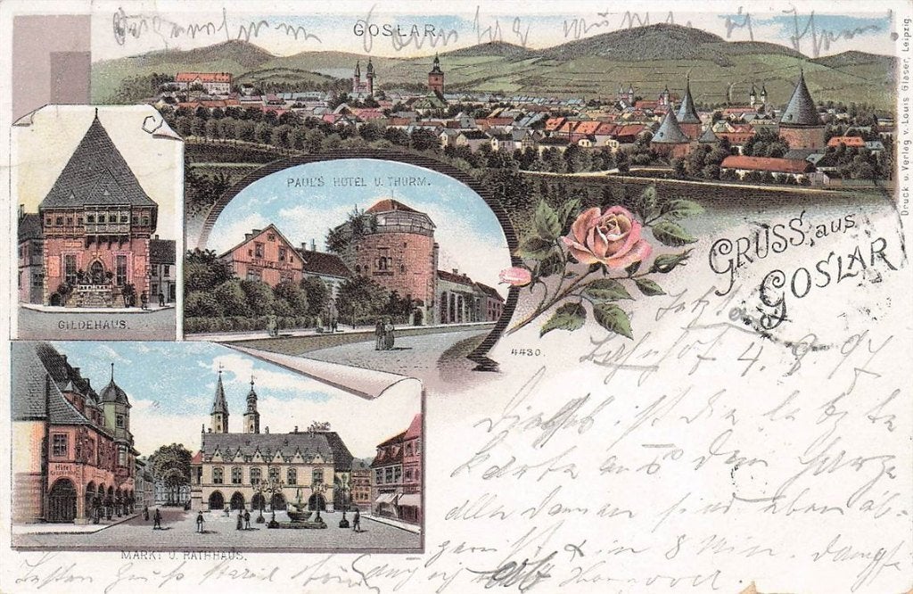 702-357-045 Goslar, Verzamelen, Ansichtkaarten | Buitenland, Duitsland, Voor 1920, Verzenden