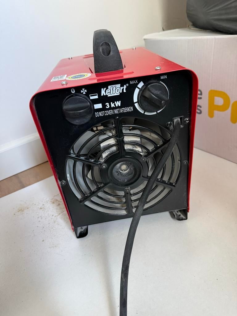 Kelfort elektrische kachel 3 kW, Ophalen, 30 tot 80 cm, Gebruikt, Kachel