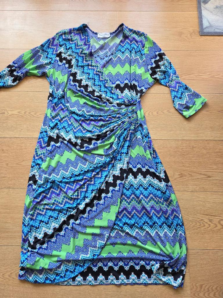 Kingdom of heaven jurk maat XXXL, Kingdom of heaven, Blauw, Maat 46/48 (XL) of groter, Ophalen of Verzenden