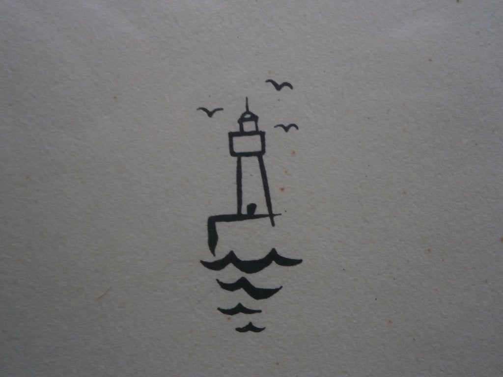 JO SPIER, Mooie Subtiele tekening van het Engelse WIGHT, Ophalen, Tekening