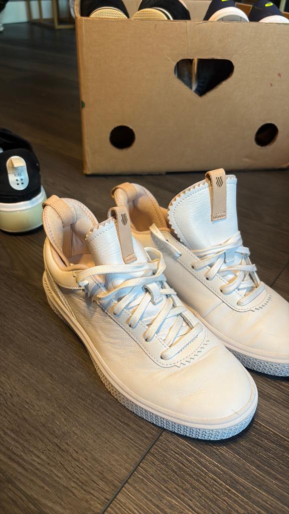 K-Swiss sneakers, wit, maat 39, Ophalen of Verzenden, Zo goed als nieuw, Wit, Sneakers of Gympen