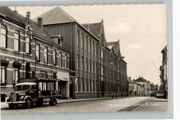 Oudenbosch Instituut St Louis Vrachtwagen+zakken aardappelen, Verzenden, 1940 tot 1960, Ongelopen, Noord-Brabant