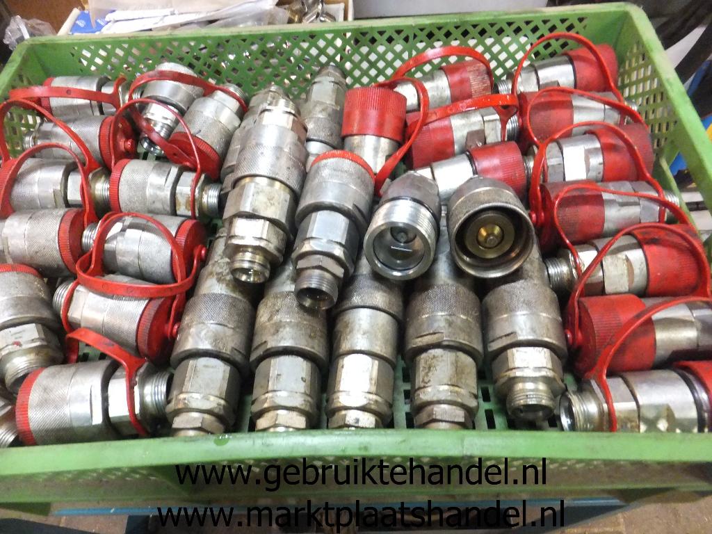 Hydrauliek snelkoppelingen man vrouw met schroef (43)49, Ophalen, Zo goed als nieuw, 50 tot 100 mm, Overige typen