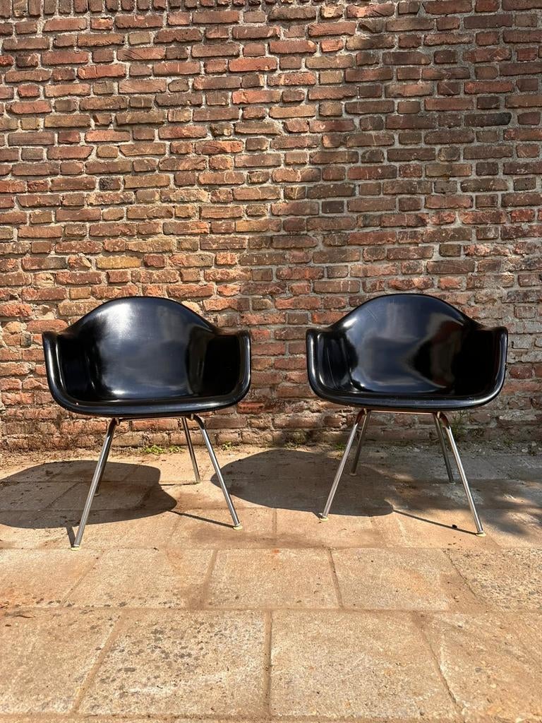 Vitra DAX kuipstoelen - Charles & Ray Eames, Ophalen, Mid-century Modern, Gebruikt, Twee