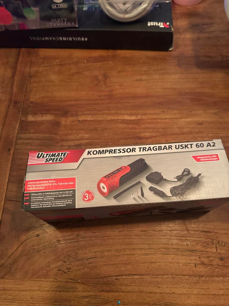 Ultimate Speed Draagbare Accu Compressor USKT 60 A2, Ophalen of Verzenden, Nieuw