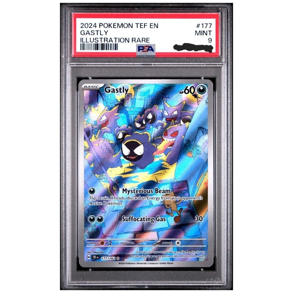 Gastly #177/162 PSA 9 Mint, Ophalen of Verzenden, Zo goed als nieuw, Losse kaart