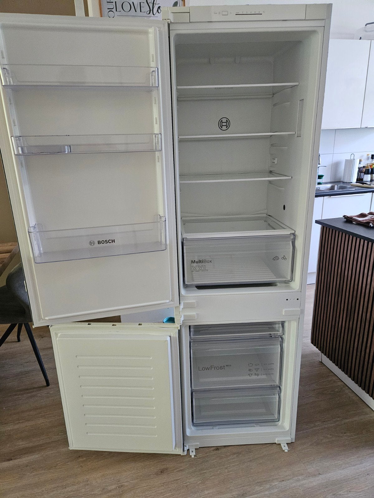 Bosch KIV865SF0/01 Koel-vriescombinatie - Zo goed als nieuw, Witgoed en Apparatuur, Koelkasten en IJskasten, Ophalen of Verzenden