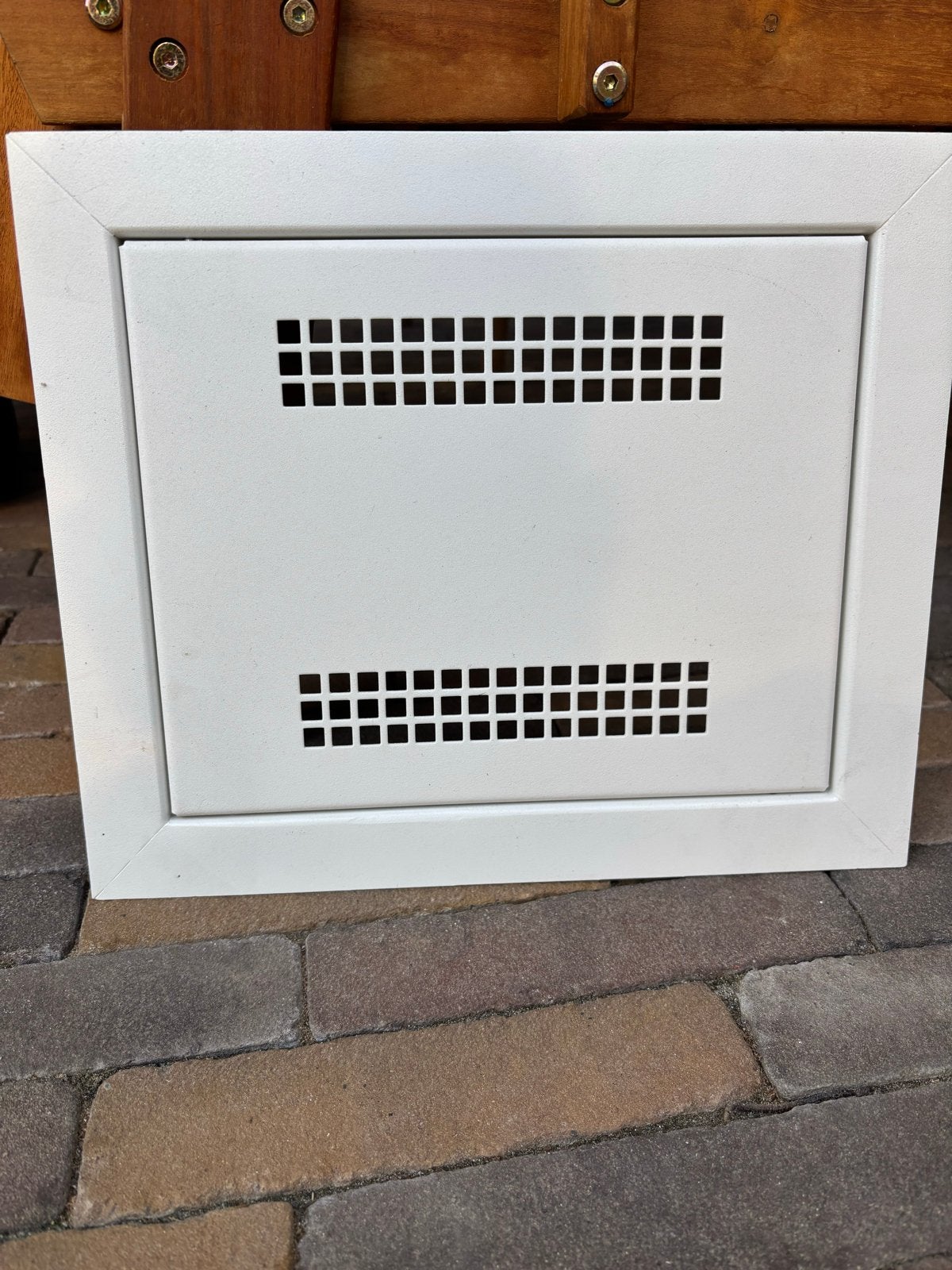 Ventilatierooster wit metaal, Ophalen, Zo goed als nieuw