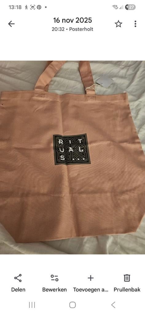 Nieuwe tas rituals, Sieraden, Tassen en Uiterlijk, Tassen | Damestassen, Ophalen of Verzenden, Nieuw