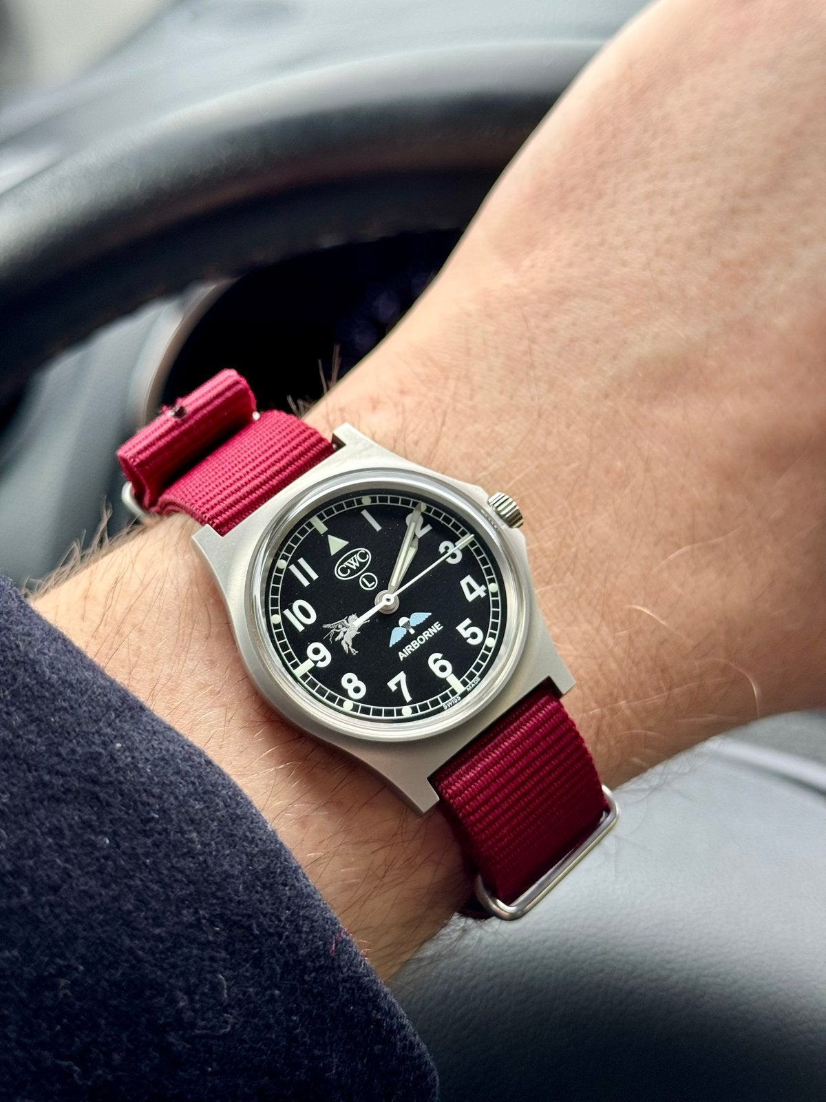 CWC G10 Pegasus Airborne Militair Horloge, Overige merken, Staal, Polshorloge, Overige materialen