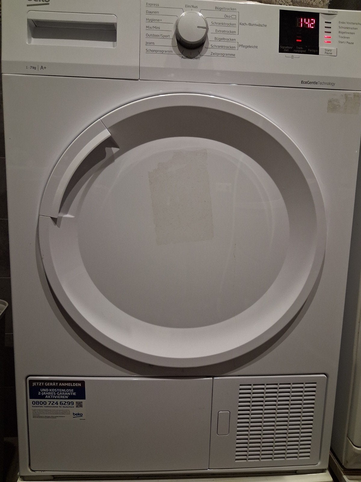 Beko DS7532PA warmtepompdroger - 7kg - Energieklasse A+