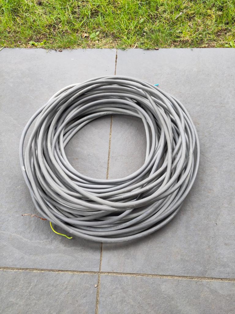 YMVK kabel 30 meter 2.5mm2 - 3 aders, Ophalen of Verzenden, Gebruikt, Kabel of Snoer