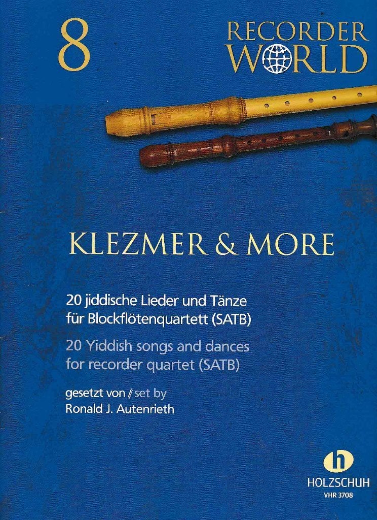 Klezmer & More 20 Jiddische lieder Blokfluitkwartet ( 487 ), Gebruikt, Ophalen of Verzenden, Blokfluit, Artiest of Componist