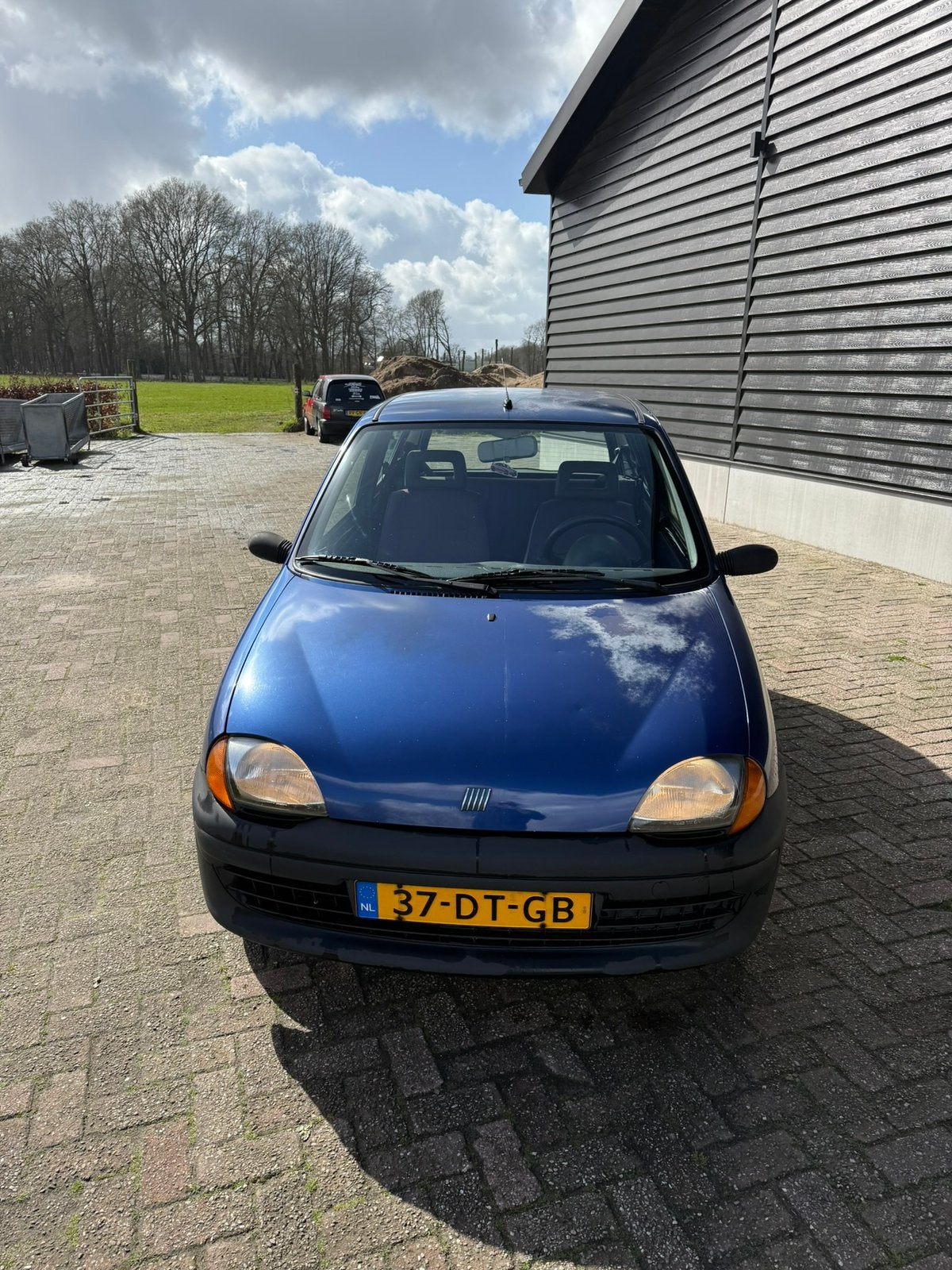Fiat Seicento 1.1 SPI 1999 Blauw, Voorwielaandrijving, Blauw, Origineel Nederlands, 400 kg
