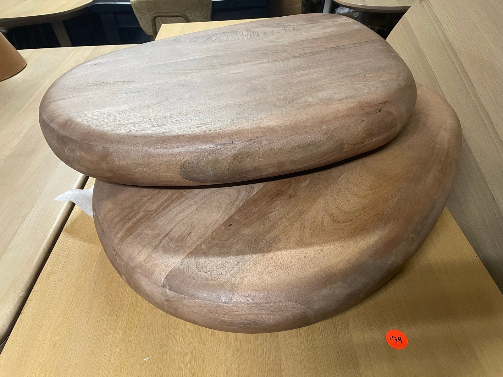 Kabo Draaibare Tafelblad organisch  Natuurlijk Mango Hout