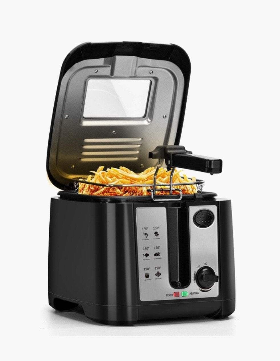 Nieuwe Aigostar Friteuse Zwart 2,5L - Compact & Efficiënt, Aigostar, ......, Nieuw, Ophalen of Verzenden